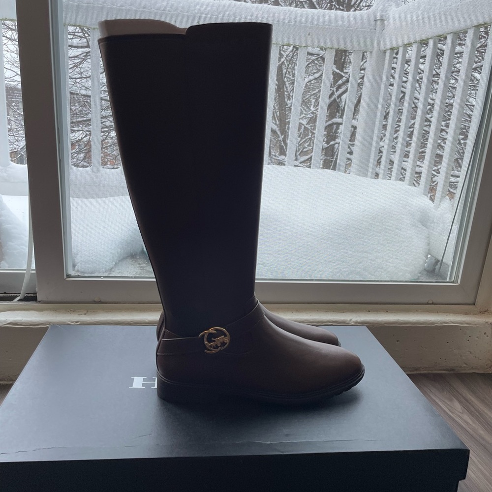 Coach knee high boots